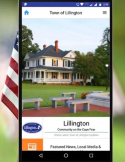LILLINGTON App homescreen